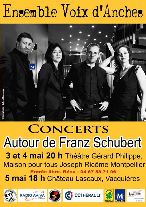 Concerts de musique classique 3 et 4 mai à Figuerolles 5 mai à Vacquières